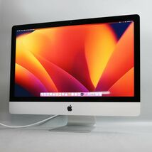 1円スタート Apple iMac (Retina 5K, 27インチ, 2019) (Core i5-8500/メモリ32GB/SSD28GB+HDD1TB(Fusion Drive)/macOS 13)_画像1