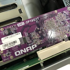 QNAP キューナップ NAS TS-673 ●CPU:AMD RX-421ND ●メモリ:64GB ●HDD:4TB×6基 ●M.2:500GB ●QM2-2P10G1T(10GbE+M.2 拡張ボード)搭載の画像5