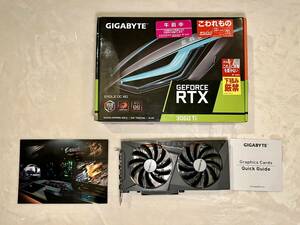 GIGABYTE NVIDIA GeForce RTX 3060 Ti EAGLE OC 8G GV-N306TEAGLE OC-8GD R2.0 動作良好 グラフィックボード ビデオカード