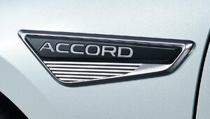 アコード ACCORD ：純正 フェンダーガーニッシュ モダンスティール・メタリック×ベルリナブラック／左右セット