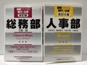 【2冊セット】図解でわかる部門の仕事　改訂版 総務部/改訂2版 人事部　日本能率協会マネジメントセンター【ac02o】