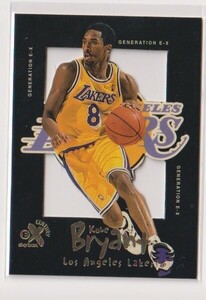 1998-99 Skybox E-X Century Kobe Bryant Generation E-X Die-Cut card