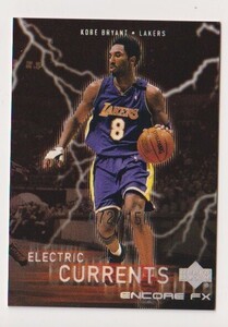 1999-00 UD Encore Kobe Bryant Electric Currents Encore FX card #072/150