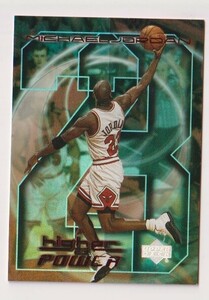 1999-00 UD Michael Jordan A Higher Power card #MJ3