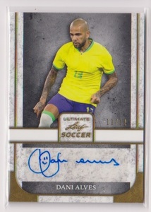 2022 Leaf Ultimate Soccer Dani Alves Autograph card #11/12