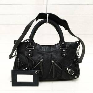 ☆良品・限定レア☆BALENCIAGA ファースト2wayハンドバッグ ブラック