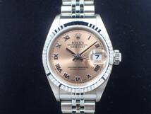 96868 ★ ROLEX ロレックス　79174 ピンク ローマ　DATEJUST デイトジャスト　Vintage ヴィンテージ　時計　レディース　美品_画像1