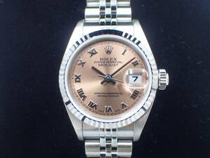 96868 ★ ROLEX ロレックス　79174 ピンク ローマ　DATEJUST デイトジャスト　Vintage ヴィンテージ　時計　レディース　美品