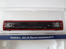 美品★TOMIX 2127 JR EF71形 電気機関車 ライト点灯・走行動作確認済み シール未使用 トミックス Nゲージ 鉄道模型 送料350円_画像6