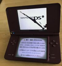 【訳あり・ジャンク】Nintendo DSI LL ワインレッド任天堂　ニンテンドー　2台_画像5