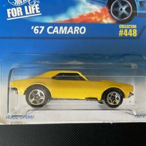 エラー品  1995年 67カマロ  CAMARO ボンネットにストライプ無し  ホットウィールの画像5