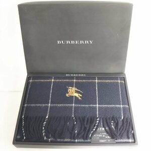 □未使用 正規 BURBERRY バーバリー ウールひざ掛け BB6640 ウール100%□埼玉戸田店