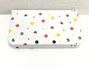 ▲二宮店▲【中古品】3-56 NINTENDO 任天堂 ニンテンドー SPR-001 3DS LL どうぶつの森 本体のみ 初期化済み