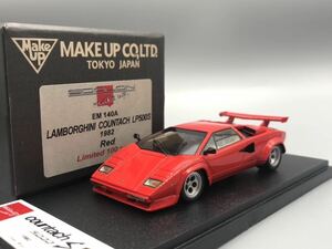 1/43 Make Up メイクアップ EIDOLON アイドロン Lamborghini Countach ランボルギーニ カウンタック LP500S 1982 EM140A Limited 100pts