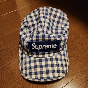 Supreme　2023SS　ギンガムチェック　campcap　オンライン即完　シュプリーム 　