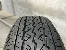 ★保管袋付★(WS5H005)鉄 13x5.00B 4穴 100 + BRIDGESTONE V600 165R13LT 6PR 2020年 夏タイヤ 送料無料_画像9