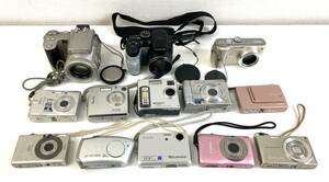 3-44【中古品】デジカメまとめ　13点　Canon/SONY/FUJIFILM/Nikon/Polaroid 等　