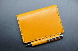 * postage included *kokyo campus Note cover *A7 size * Tochigi leather book@nme( Camel )*