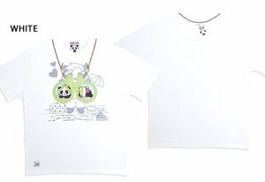 のぞき見パンダ半袖Tシャツ◆PANDIESTA JAPAN ホワイトXXLサイズ 554357 パンディエスタジャパン ユニセックス