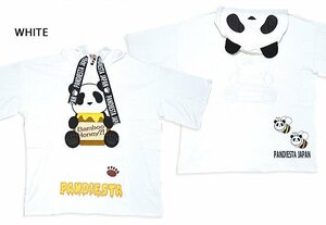 ハチミツ大好きパンダさんなりきりBIGパーカー◆PANDIESTA JAPAN ホワイトLサイズ 554102 パンディエスタジャパン オーバーサイズ ユニセッ