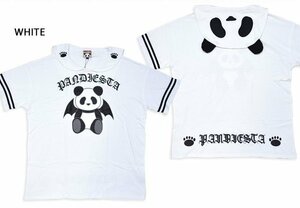 デビルパンダさん セーラーBIG Tシャツ◆PANDIESTA JAPAN ホワイトLサイズ 554104 パンディエスタジャパン ゆったりめ オーバーサイズ