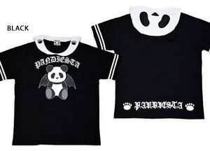 デビルパンダさん セーラーBIG Tシャツ◆PANDIESTA JAPAN ブラックＭサイズ 554104 パンディエスタジャパン ゆったりめ オーバーサイズ