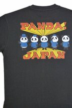 ハンドシグナル半袖Tシャツ◆PANDIESTA JAPAN チャコールXXLサイズ 554352 パンディエスタジャパン パンダ ユニセックス_画像3