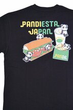フレッシュサンド半袖Tシャツ◆PANDIESTA JAPAN ブラックMサイズ 554354 パンディエスタジャパン パンダ ユニセックス_画像2