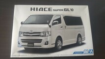 ＨＩＡＣＥ SUPER ＧＬ'10 ザ・モデルカー No.6 1/24 トヨタ TRH200V ハイエーススーパーGL ’10 プラモデル[アオシマ_画像1