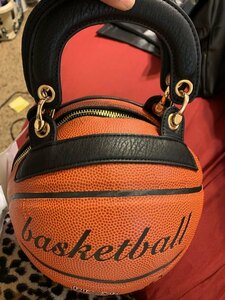 LDL2601#バスケットボール型メッセンジャーバッグ ショルダーバッグ 原宿系 個性的 青文字系 プレゼント