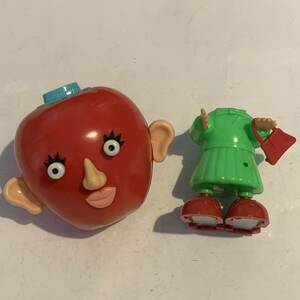 日本製　ビンテージ　プラスチック　トイ　トマトガール　フィギュア　おもちゃ　人形