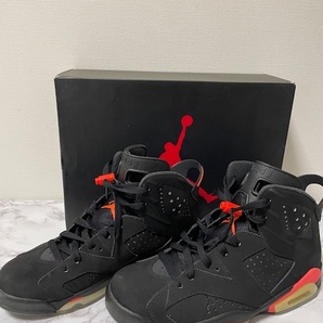 【箱あり】NIKE AIR JORDAN 6 RETRO レトロ ブラック インフラレッド　#ナイキ　#NIKE #エアジョーダン