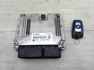 BMW 3シリーズ LDA-3D20 エンジン コンピューター コントロール ECU 300 857325901 F30 320d Mスポ キー付 yatsu