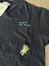 かえるのピクルス pickles the frog 半袖Tシャツ ネイビー Lサイズ　新品タグ付き　_画像3
