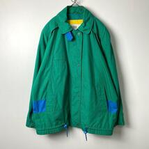 70s London Fog ジャケット コート ブルゾン 青緑 L S0811_画像1