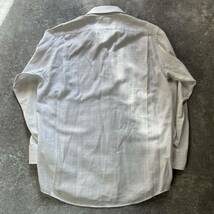 1スタ HERMES エルメス 長袖シャツ 総柄シャツ ドレスシャツ セリエボタン フランス製 サイズ39 T19_画像3