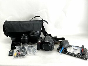 Nikon ニコン D5300 AF-S NIKKOR 18-55mm 55-200mm VR II デジタル一眼レフ デジタルカメラ[224784