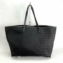 FENDI フェンディ ズッキーノ柄 トートバッグ ポーチ付き 8BH005.[224797_画像1