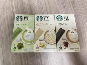 スターバックス VIA ホワイトモカ&抹茶&ほうじ茶