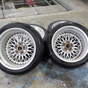 BBS RS 18インチ 4本 ８J＋３９ ９J＋５０ １１４．３ 1円スタート 売り切りの画像4