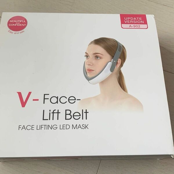 V-Face-Lift Belt FACE LIFTING LED MASK A-902 小顔美顔器 USB充電式（新古品）