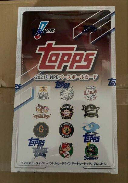 【新品未開封BOX】Topps 2021 NPB ベースボールカード