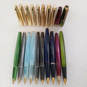 412 万年筆 10本セット ペン先 NEW PEN PRACTICAL IRIDIUM PEN 14K GOLD PLATED等 レトロ ヴィンテージ 文房具 筆記具 筆記用具 筆記未確認