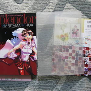 splender 針玉ヒロキ画集 2004年 初版 Raspberry books/SOFT BANK (透明外箱付/カラーイラスト画集)