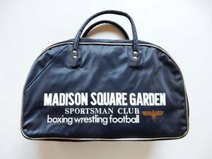 ★希少★当時物★MADISON SQUARE GARDEN★マディソンスクエアレトロバッグ★ボストンバッグ★美品/保管品★アメカジ/ビンテージ/旧車好き★