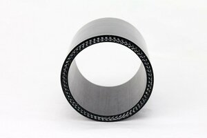 送料350円 65mm ストレート 強化シリコンホース 4層 ブラック 黒 4プライ インテークホース ラジエーター ヒーター 65Φ