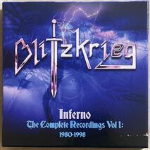 BLITZKRIEG Inferno The Complete Recordings Vol 1 1980-1998 HNE Recordings Ltd イギリス リマスター 5枚組 NWOBHM SATAN_画像1