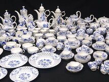 慶應◆大御所俳優の愛蔵品【MEISSEN/マイセン】大人気シリーズ『ブルーオニオン』手付きクリーマー 無傷完品32_画像2