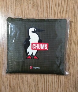 CHUMS　paypay　エコバッグ　セブンイレブン限定　カーキ