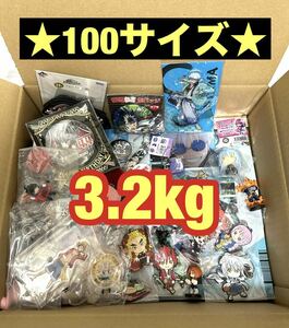 ★1,000円スタート★ アニメグッズ 100サイズ 3.2kg 豪華 まとめ ハイキュー!! 呪術廻戦 クロミ SPY×FAMILY ワンピース 銀魂 ポケモン 等